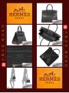 HERMES SO-BLACK BIRKIN 30 (Pre-owned) - Black, Matt alligator crocodile skin, Black hardware
